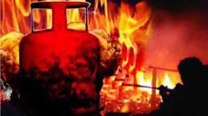 bhind, Fire broke out ,married house