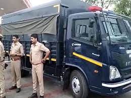 shivpuri, STF convoy , Atiq Ahmed 