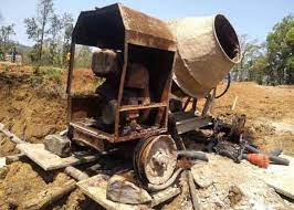 narayanpur, Naxalites set fire , bridge