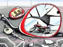 bhind, Uncontrollable truck, killed three bike riders