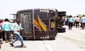 umaria, Bus carrying villagers ,Chief Minister