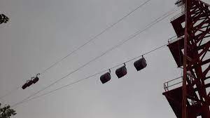dewas,  trolleys hanging, Maa Chamunda Tekri