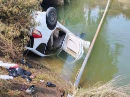 satna, Three devotees , road accident