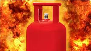 sagar, Gas cylinder burst , blown apart