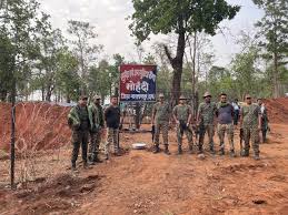 raipur, New force camp,  Naxal affected Abujhmad 
