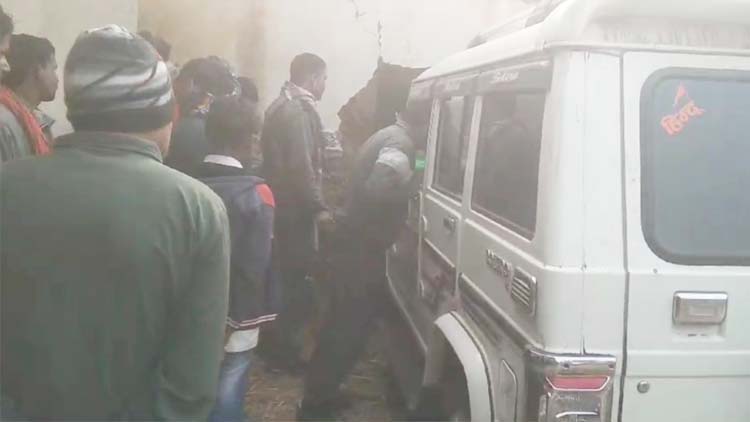 surajpur,Uncontrolled Bolero ,vehicle entered  