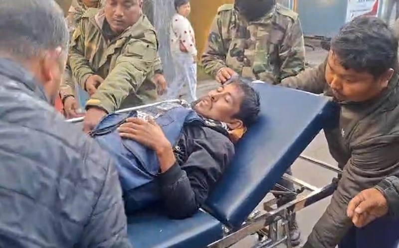 imphal, Journalist injured,Kuki militants  