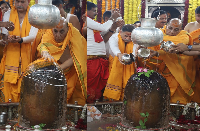 ujjain, Defense Minister , worshiped Lord Mahakal