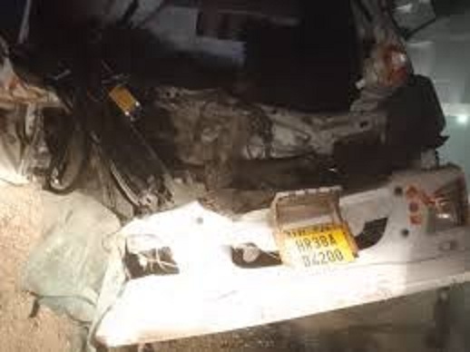 morena, Truck crashed ,Morena-Dholpur