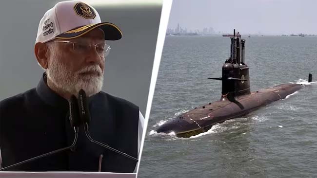 mumbai, Prime Minister ,dedicates three warships  
