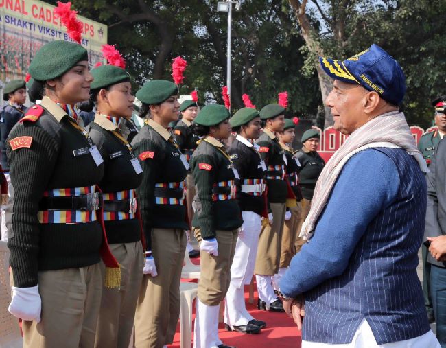new delhi, NCC cadets, Defense Minister