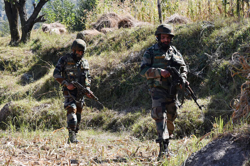 kathua,Firing , terrorists and security forces  