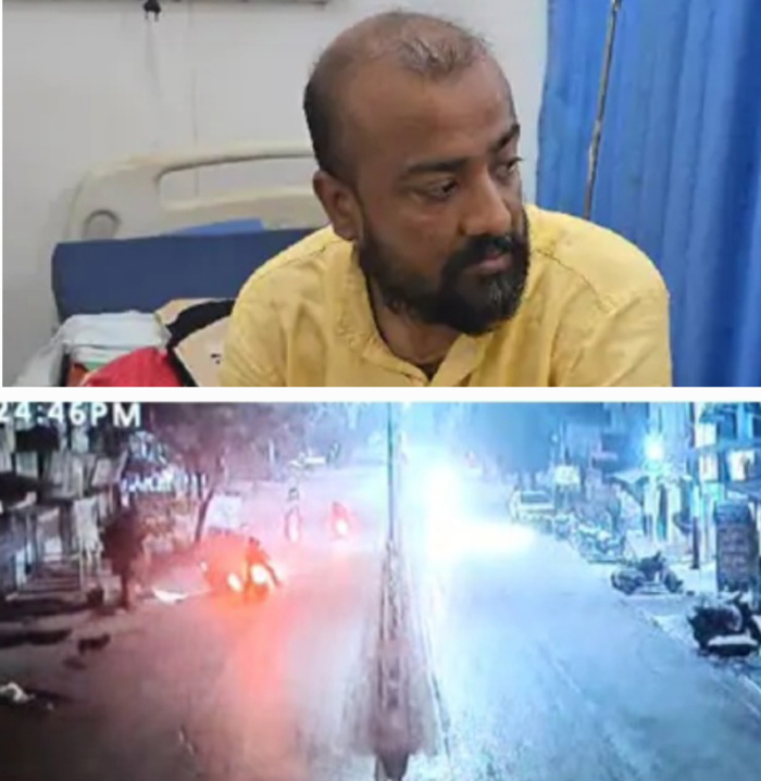 jagdalpur, AAP mayor candidate, scooter collides  