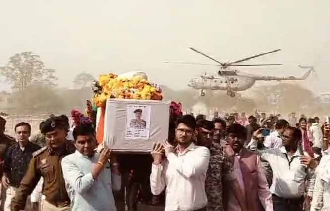 balodabazar, Tribute paid , martyred soldiers 