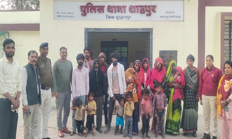 burhanpur, 17 labourers ,  Maharashtra