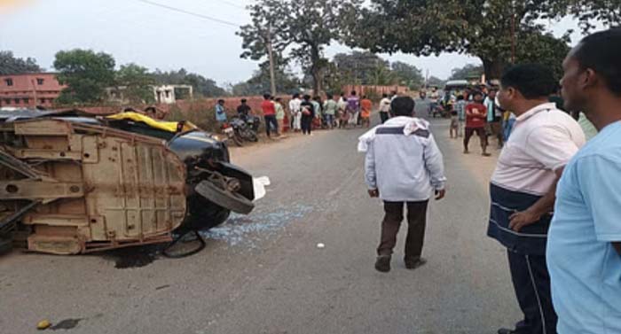 dantewada, One person died, motorcycle
