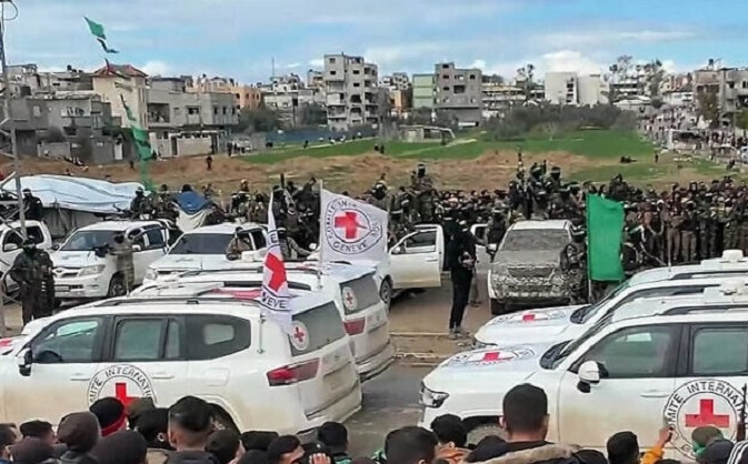 gazapatti, Hamas releases ,six hostages in Gaza