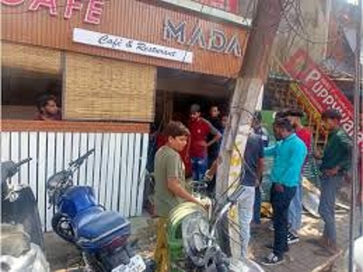 bhopal,  fire broke out,cylinder leakage