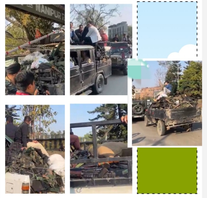 imphal, Arambai Tengol ,surrendered illegal weapons 
