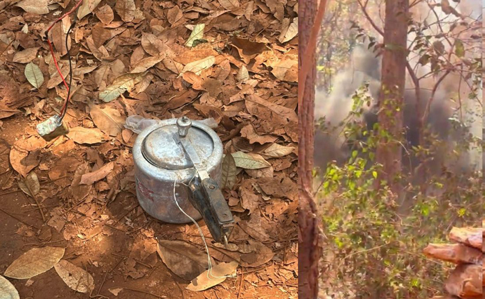 narayanpur, Pressure cooker, IED weighing five kg  