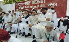new delhi, Owaisi also joined ,protest against the Waqf Bill