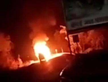 korba, Two youths injured, truck and motorcycle