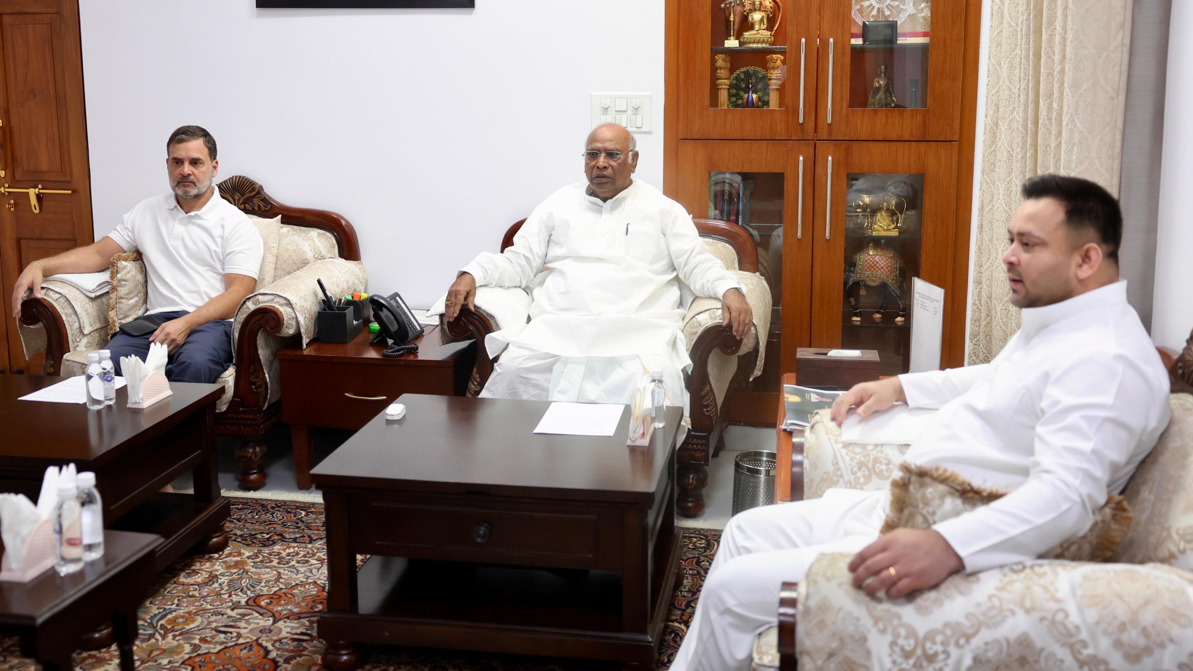new delhi, Congress-RJD meeting,Bihar assembly elections