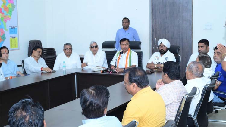raipur, Congress will gherao , Chief Minister
