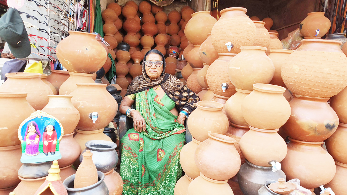 dhamtari, Demand for pots , increased in summer