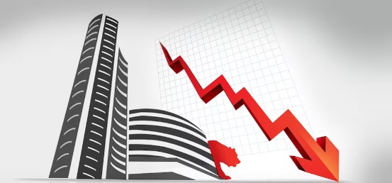 new delhi, Sharp fall ,  stock market  