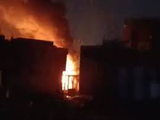 bhopal, Fire broke out , marriage garden 