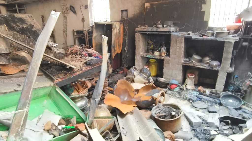 korba, Gas cylinder ,suddenly blasted 