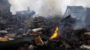 Russian air strikes , Ukraine