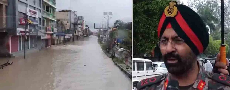 imphal,Flood in Manipur, Akashvani team 