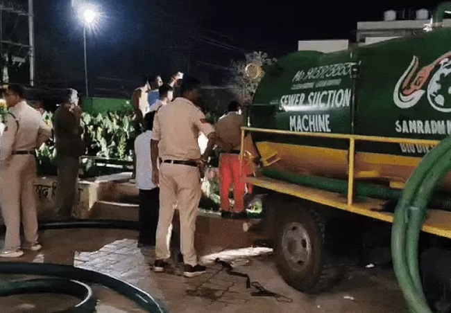 shivpuri, Negligence  apartment, innocent child