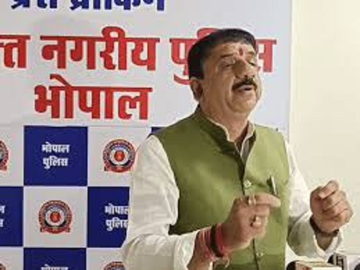 bhopal, MP held a meeting , traffic improvement
