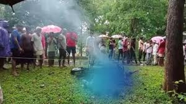 balaghat,  burnt alive , high tension wire  