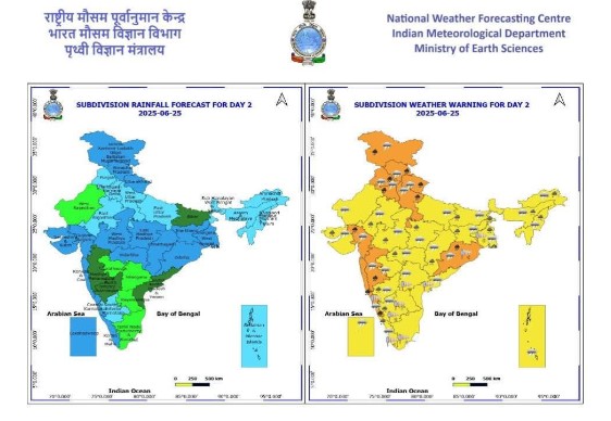 new delhi, Monsoon active, across the country