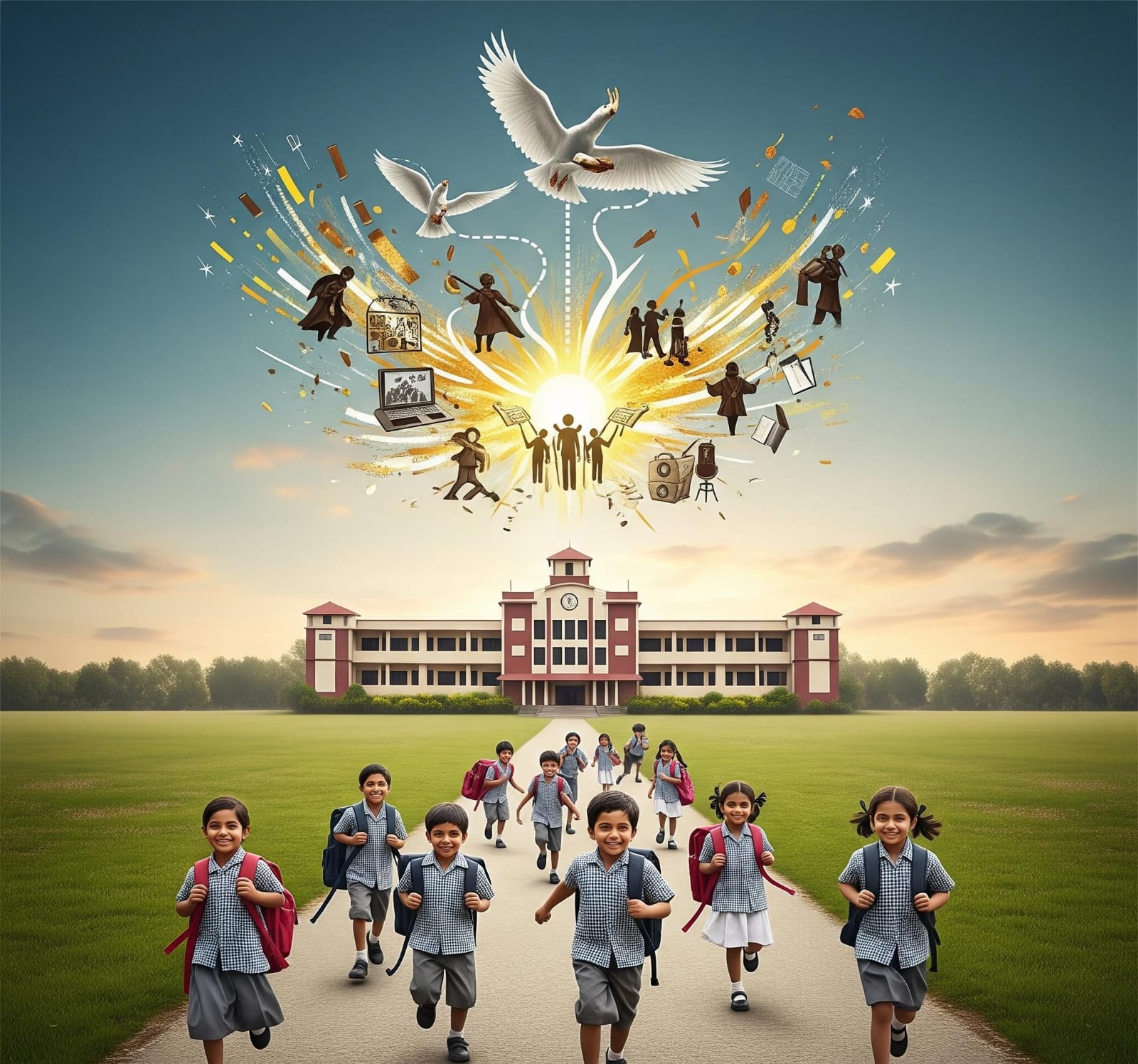 bhopal,  every child should,go to school