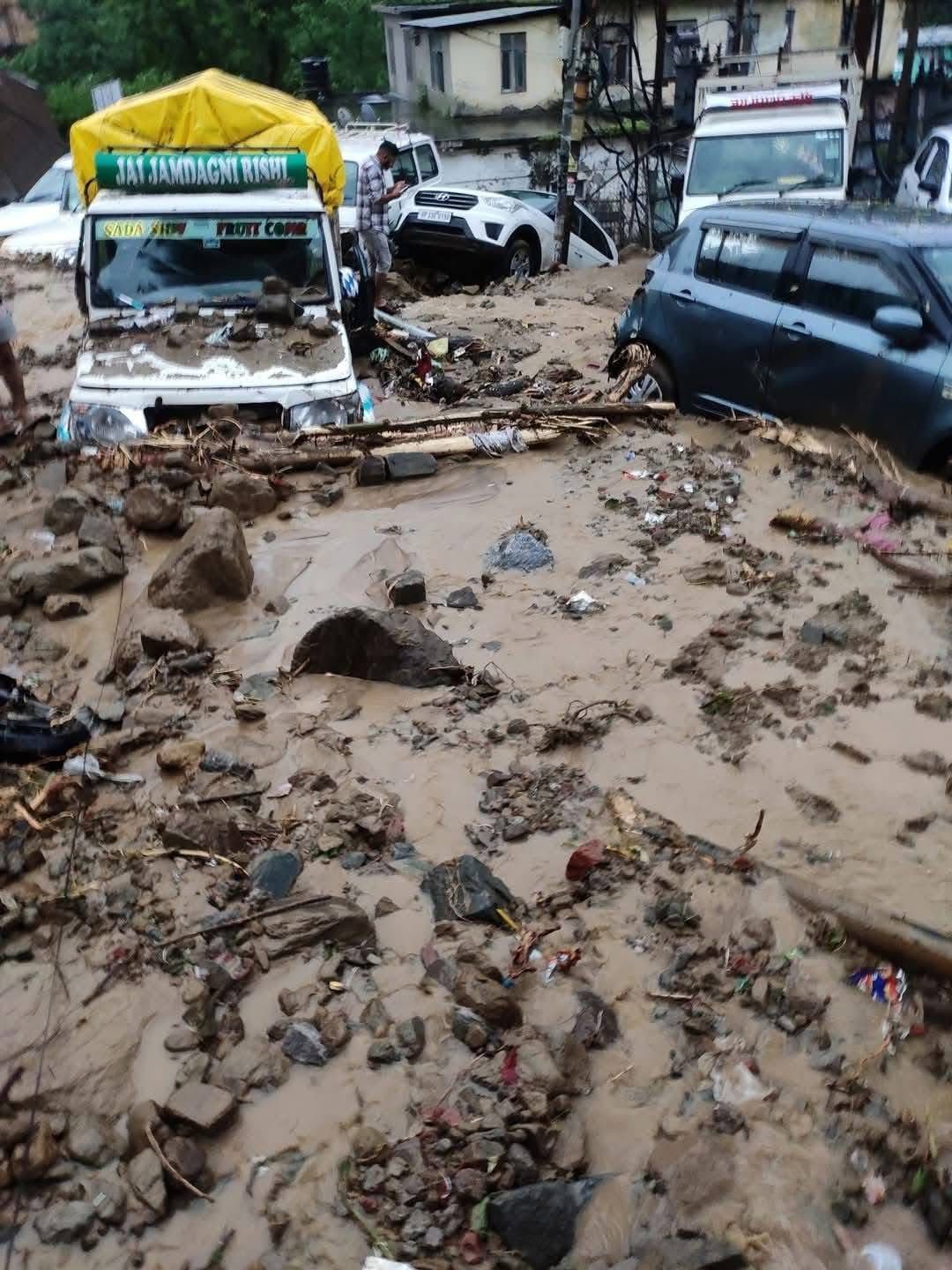 shimla, Cloudburst again wreaks havoc , Himachal Pradesh