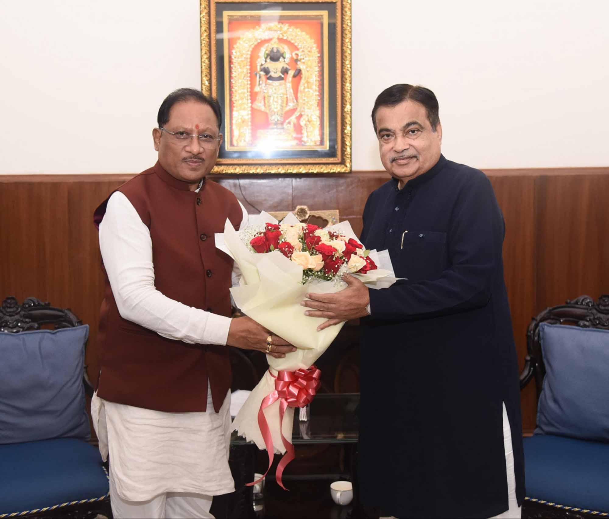 raipur,  development in Chhattisgarh , Nitin Gadkari