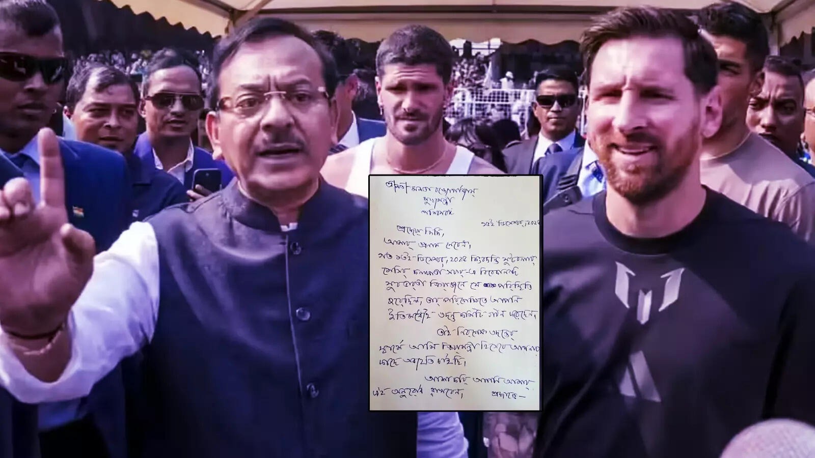 Kolkata,Messi event,Sports Minister,Arup Biswas has resigned