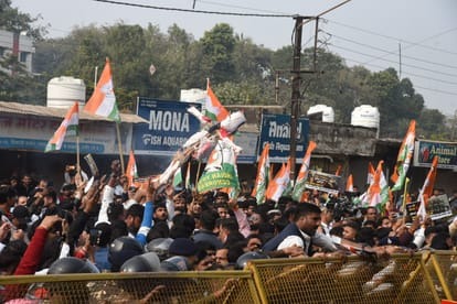 Congress party,corner the BJP,Bhagirathpura pollution