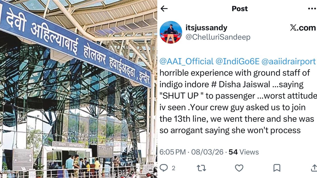  Indore, Complaint , regarding behavior , Indigo staff , airport