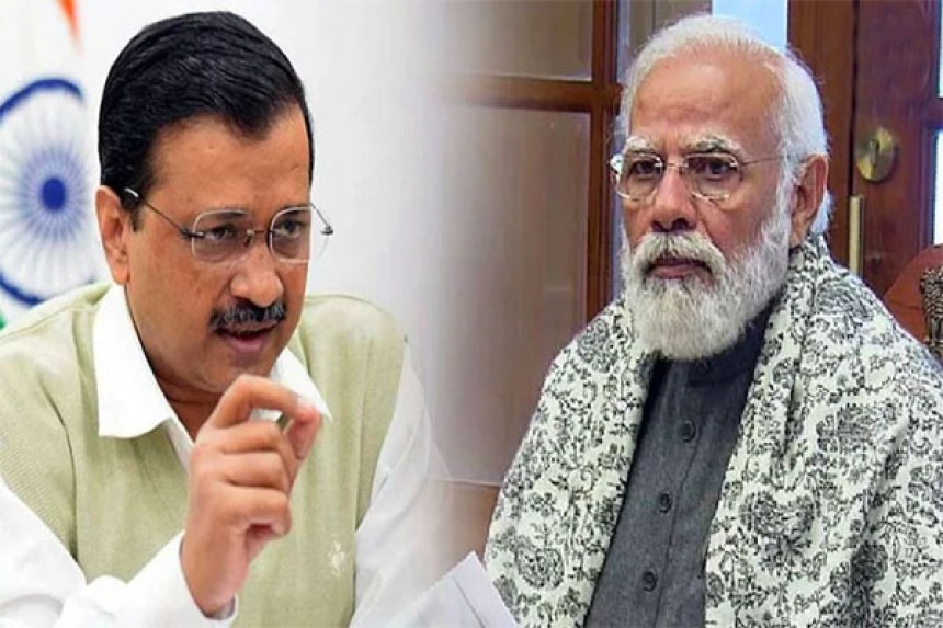 Dehli , Kejriwal, Modi,  he bowed, down , Trump