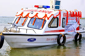 Water ambulance, service started, Gangrel Dam, 32 villages, submerged area, benefit.
