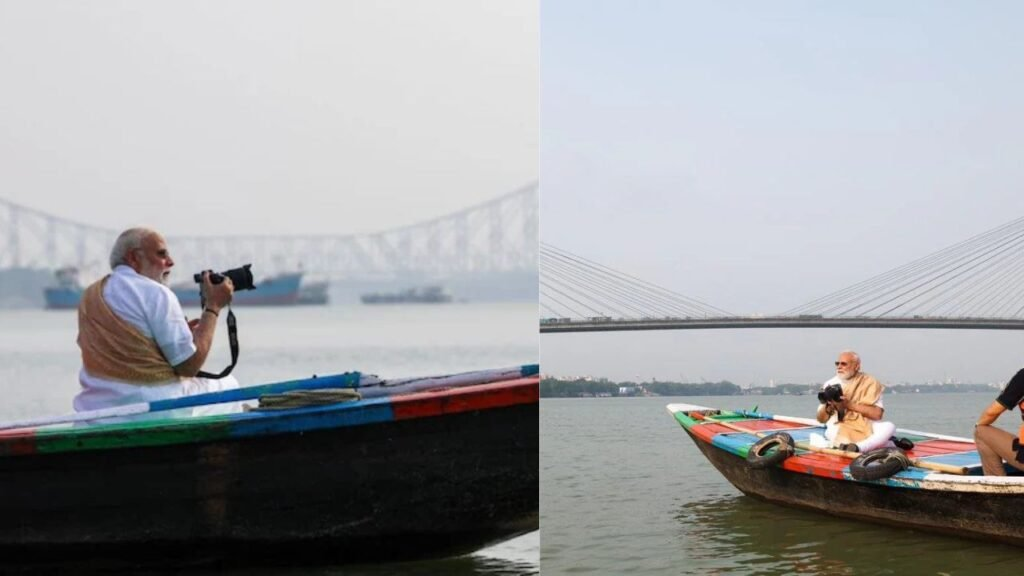 PM Modi,  boat ride ,Hooghly sparks , Bengal election politics