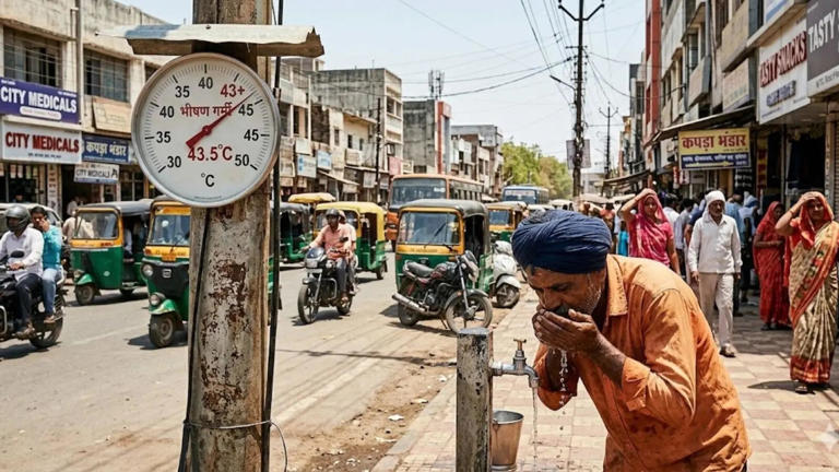 Bhopal , heat wave, Madhya Pradesh: Khajuraho records 45°C