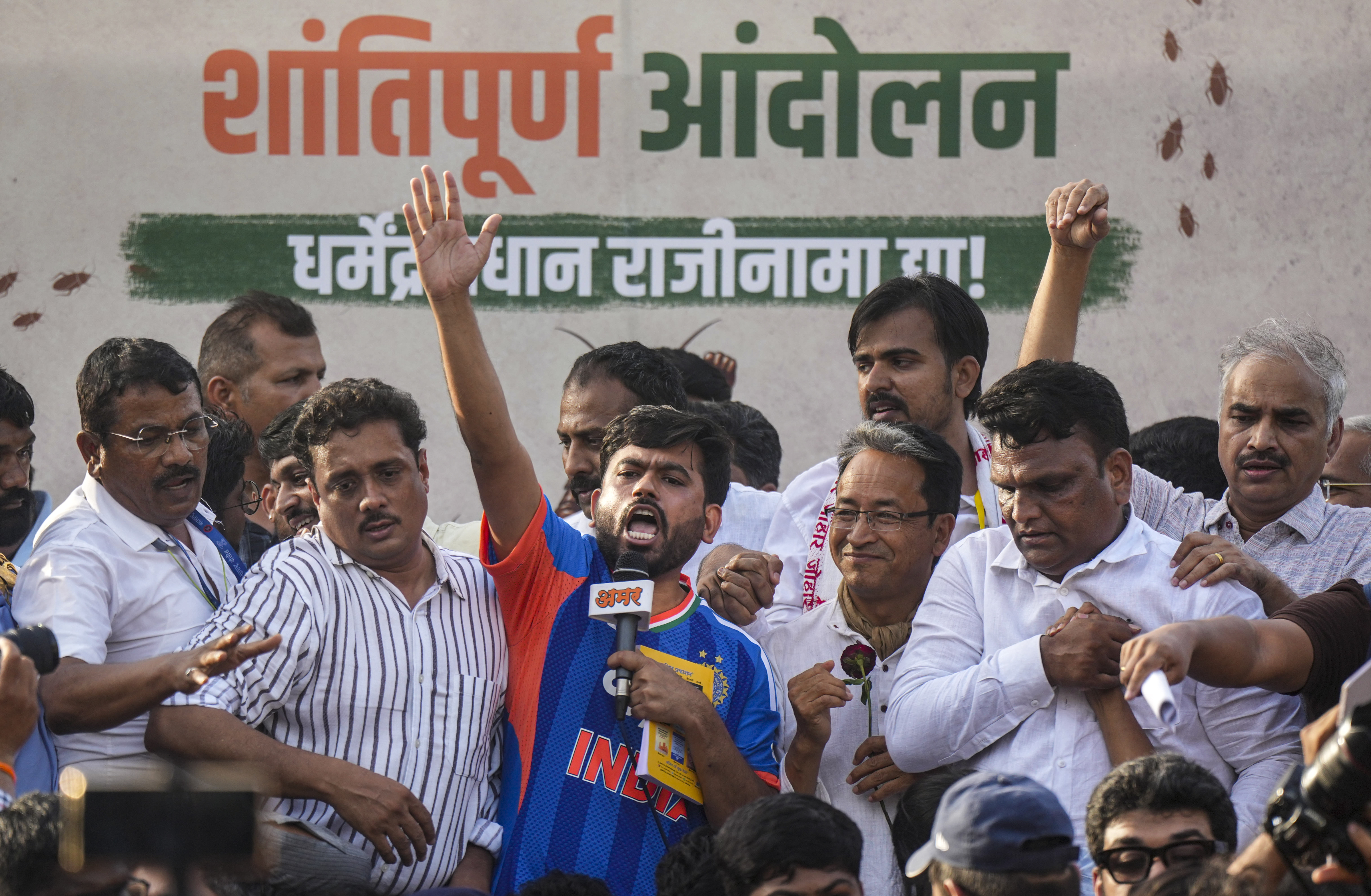 Abhijit Deepke ,Jaipur attack, Nagpur protest.