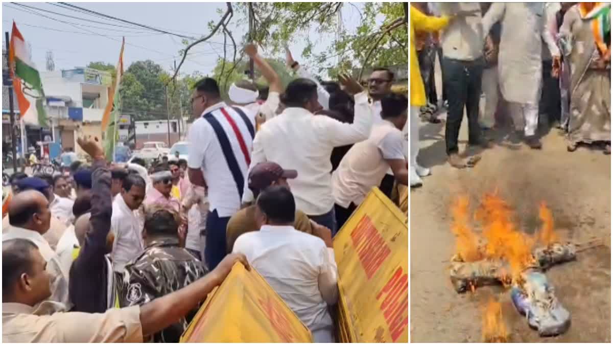  Congress protests, electricity tariff hike; BJP government , anti-people policies.